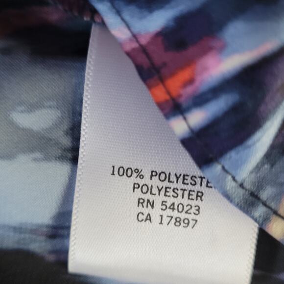 Banana Republic Faux Wrap Colorful Dress Size 4 - Picture 4 of 5